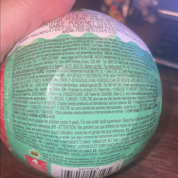 MGA miniverse Make it Mini  Holiday Surprise Ball ultra rare Grinch unopened new - Picture 10 of 10